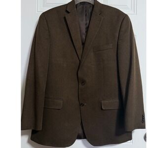 MICHAEL KORS Mens Brown Wool Blend Sport Coat Blazer Jacket Size 44R